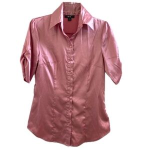 Satin Blouse/Top Size: Medium